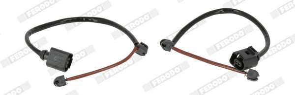 Styk ostrzegawczy, zużycie okładzin hamulcowych FERODO FWI462