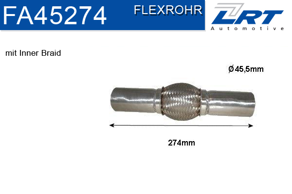 Teava flexibila, esapament LRT FA45274