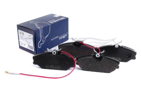 Levně Sada brzdových destiček, kotoučová brzda TOMEX Brakes 10-76