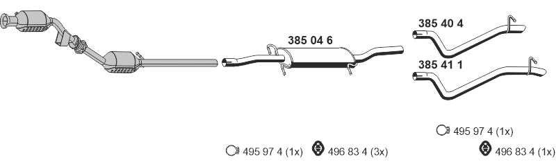Układ wydechowy ERNST 040629