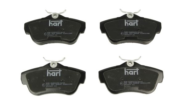 Zestaw klocków hamulcowych, hamulce tarczowe HART 226 053