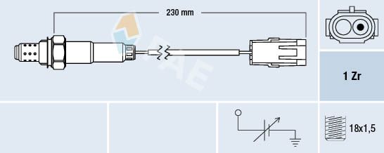 Lambda sonda FAE 77103