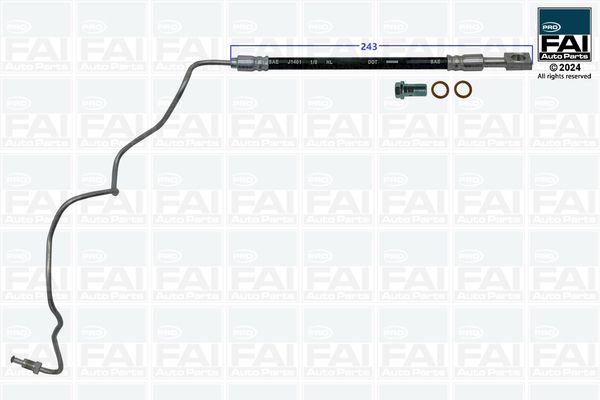 Przewód hamulcowy elastyczny FAI AUTOPARTS FPBH261