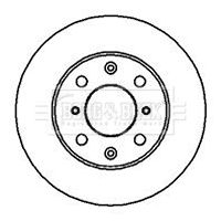 Tarcza hamulcowa BORG & BECK BBD4041