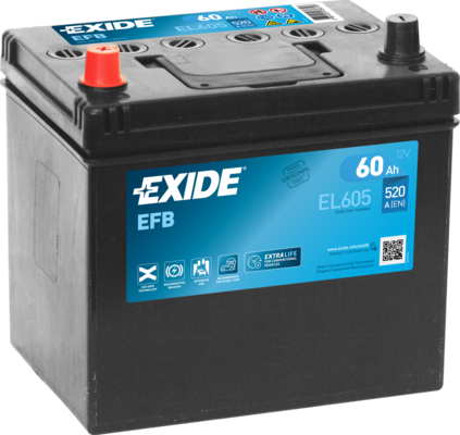 Štartovacia batéria EXIDE EL605