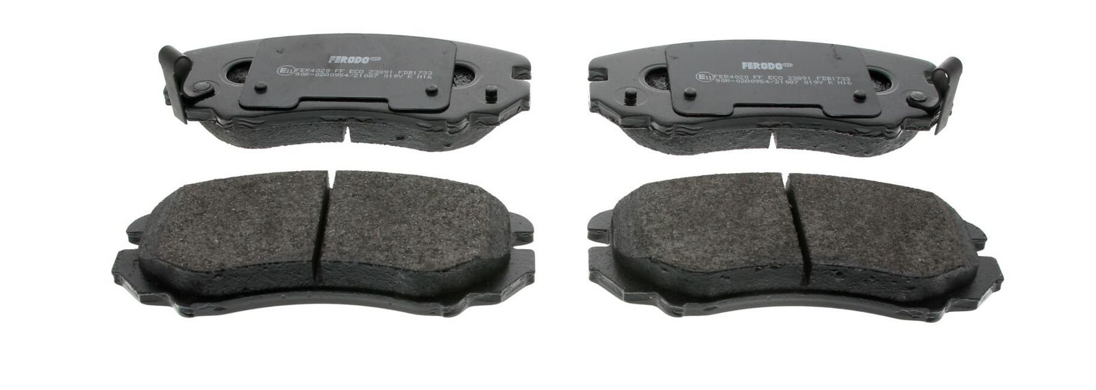 set placute frana,frana disc FERODO PREMIER ECO FRICTION FDB1733