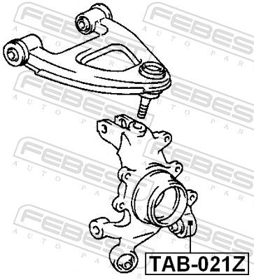 Levně Uložení, řídicí mechanismus FEBEST TAB-021Z