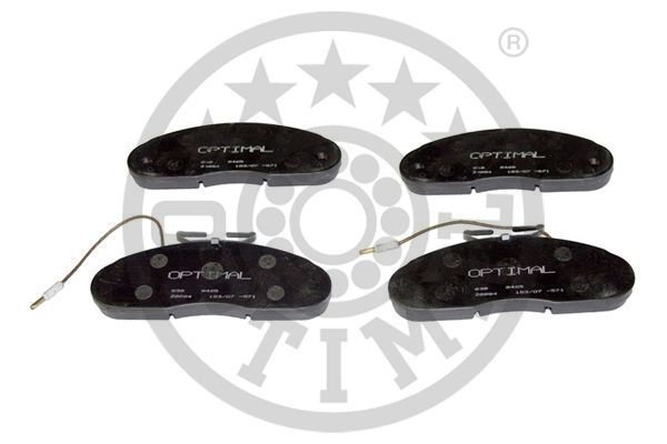 Zestaw klocków hamulcowych, hamulce tarczowe OPTIMAL BP-09465