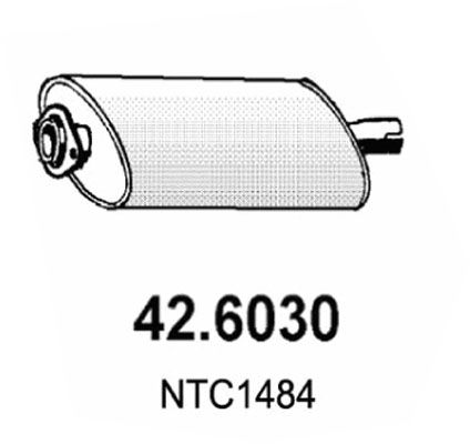 Tłumik środkowy ASSO 42.6030