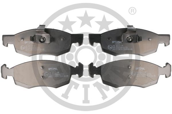 Zestaw klocków hamulcowych, hamulce tarczowe OPTIMAL BP-12375