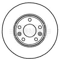 Tarcza hamulcowa BORG & BECK BBD4780