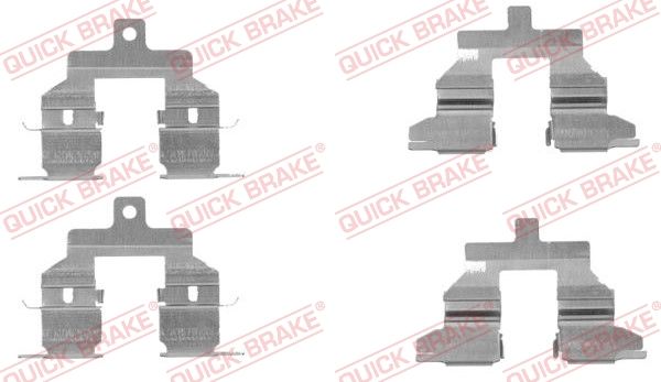 Zestaw akcesoriów, klocki hamulcowe QUICK BRAKE 109-1737