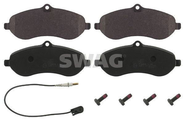 Levně Sada brzdových destiček, kotoučová brzda SWAG 62 91 6830