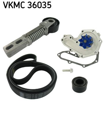 Vodní pumpa + klínový žebrový řemen SKF VKMC 36035