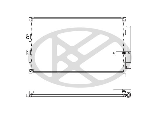 Condensator, climatizare KOYORAD CD080431