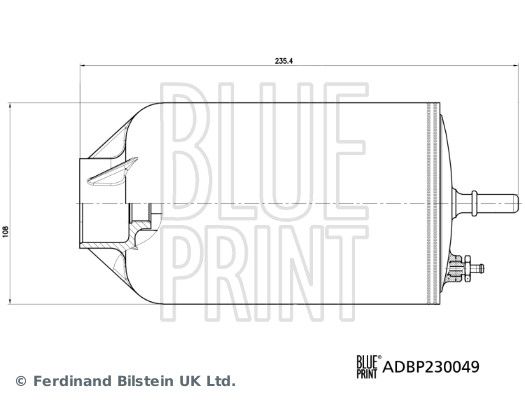 Filtr paliwa BLUE PRINT ADBP230049