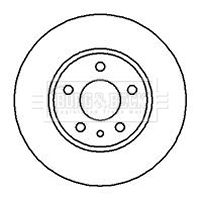 Tarcza hamulcowa BORG & BECK BBD4913