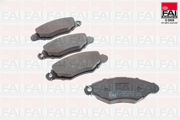 Zestaw klocków hamulcowych, hamulce tarczowe FAI AUTOPARTS BP652