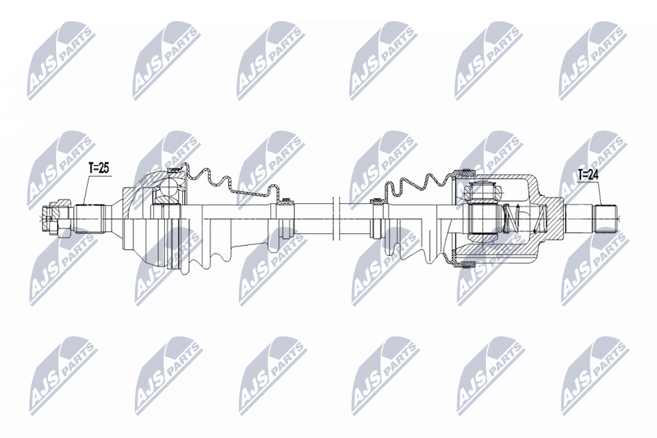 Wał napędowy NTY NPW-CT-153