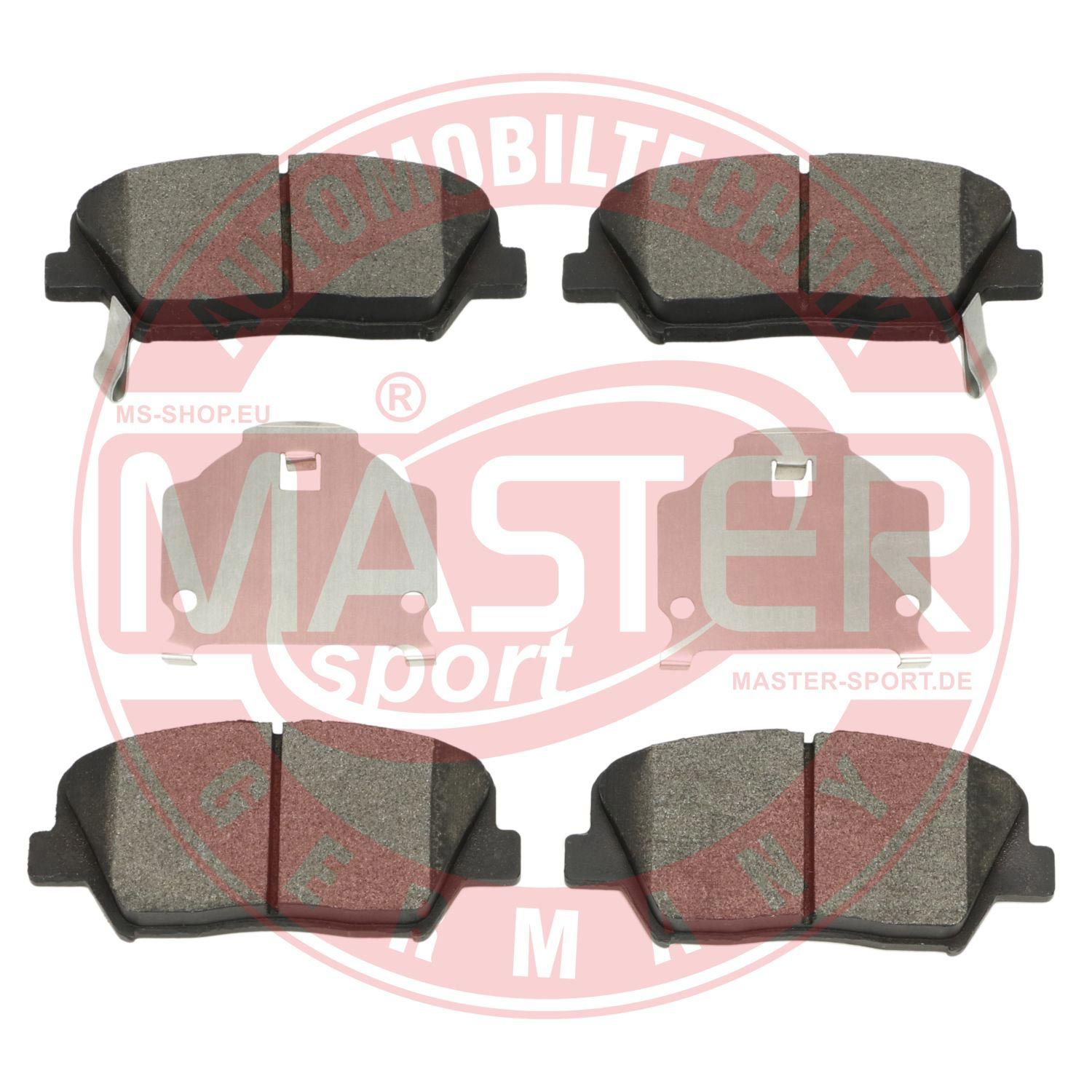 Zestaw klocków hamulcowych, hamulce tarczowe MASTER-SPORT GERMANY 13046135522N-SET-MS