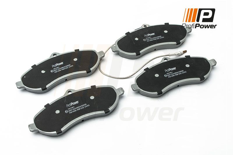 Levně Sada brzdových destiček, kotoučová brzda ProfiPower 1B1061