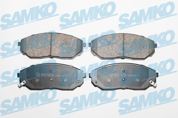 Zestaw klocków hamulcowych, hamulce tarczowe SAMKO 5SP1207