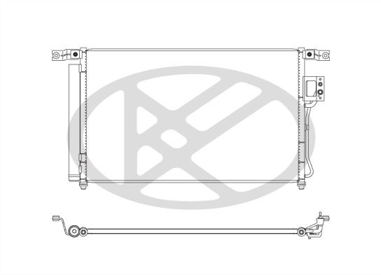 Condensator, climatizare KOYORAD CD810521