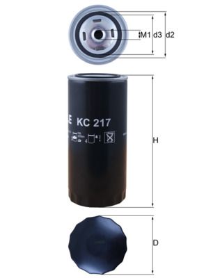 Palivový filtr KNECHT KC 217