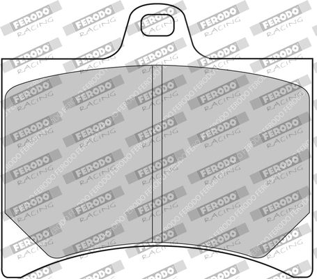 Zestaw klocków hamulcowych, hamulce tarczowe FERODO RACING FCP253H