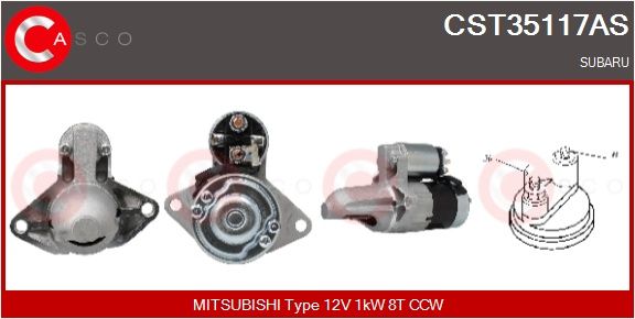 Levně Startér CASCO CST35117AS