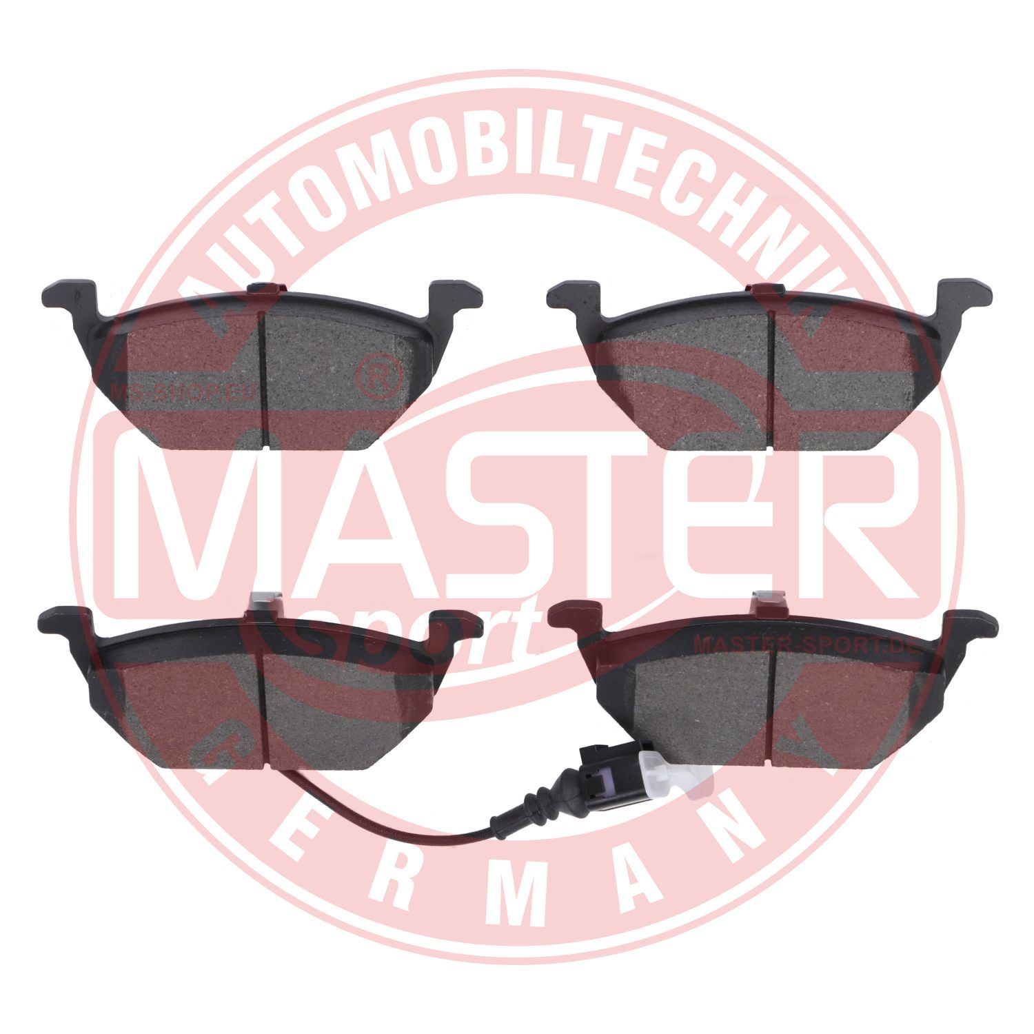 Zestaw klocków hamulcowych, hamulce tarczowe MASTER-SPORT GERMANY 13046071172T-SET-MS