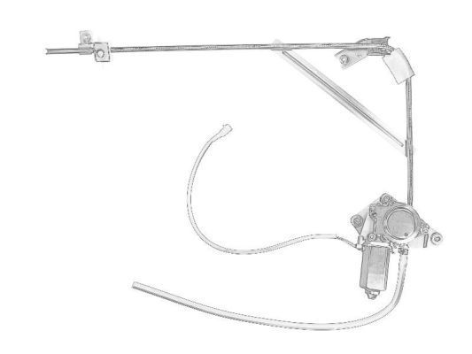 Mecanism actionare geam PACOL IVE-WR-012