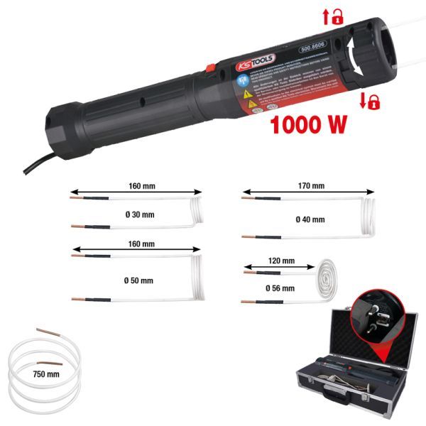 Set aparat de incalzire prin inductie KS TOOLS 500.8605
