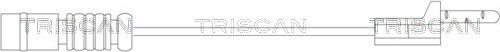 Styk ostrzegawczy, zużycie okładzin hamulcowych TRISCAN 8115 23008
