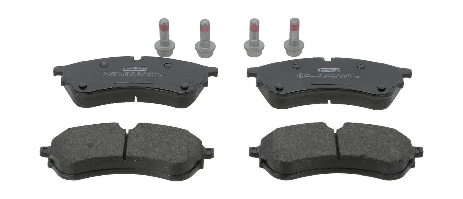 set placute frana,frana disc CHAMPION 573831CH