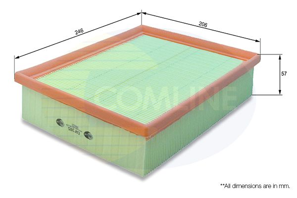 Filtr powietrza COMLINE EAF385