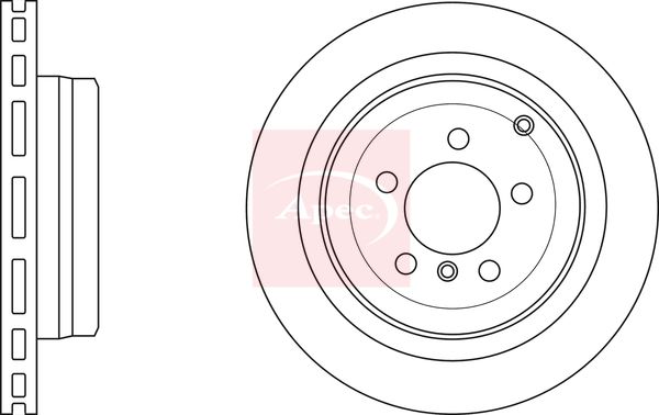 Apec - Rear Brake Disc