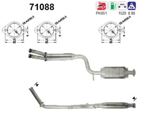 Katalizator AS 71088