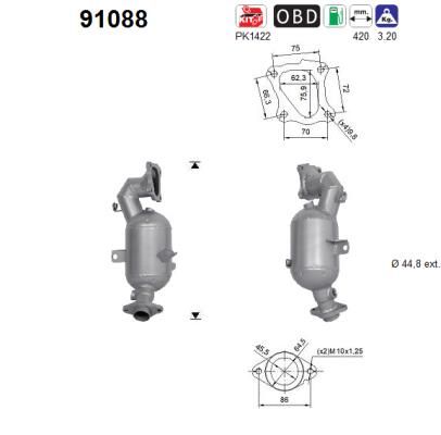 Katalizator AS 1422060R00H02