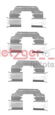 Set accesorii, placute frana METZGER 109-1770