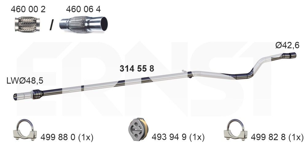 Racord evacuare ERNST 314558