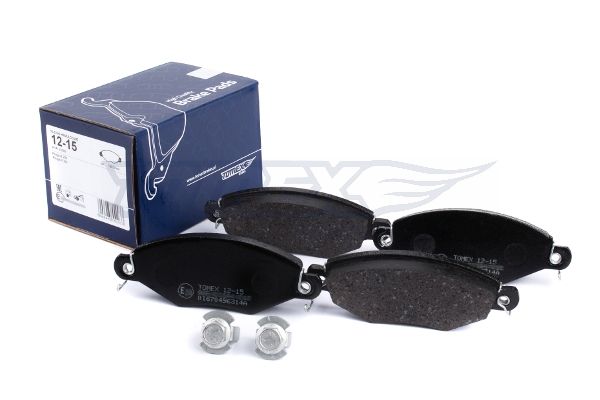 Levně Sada brzdových destiček, kotoučová brzda TOMEX Brakes 12-15