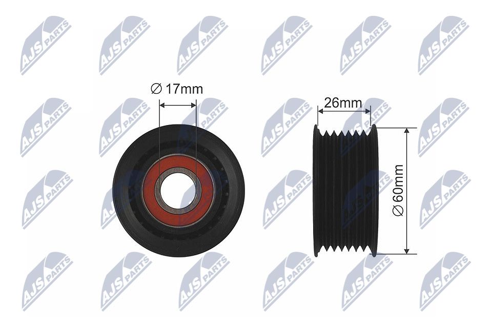 Rola ghidare/conducere, curea transmisie NTY RNK-SU-007