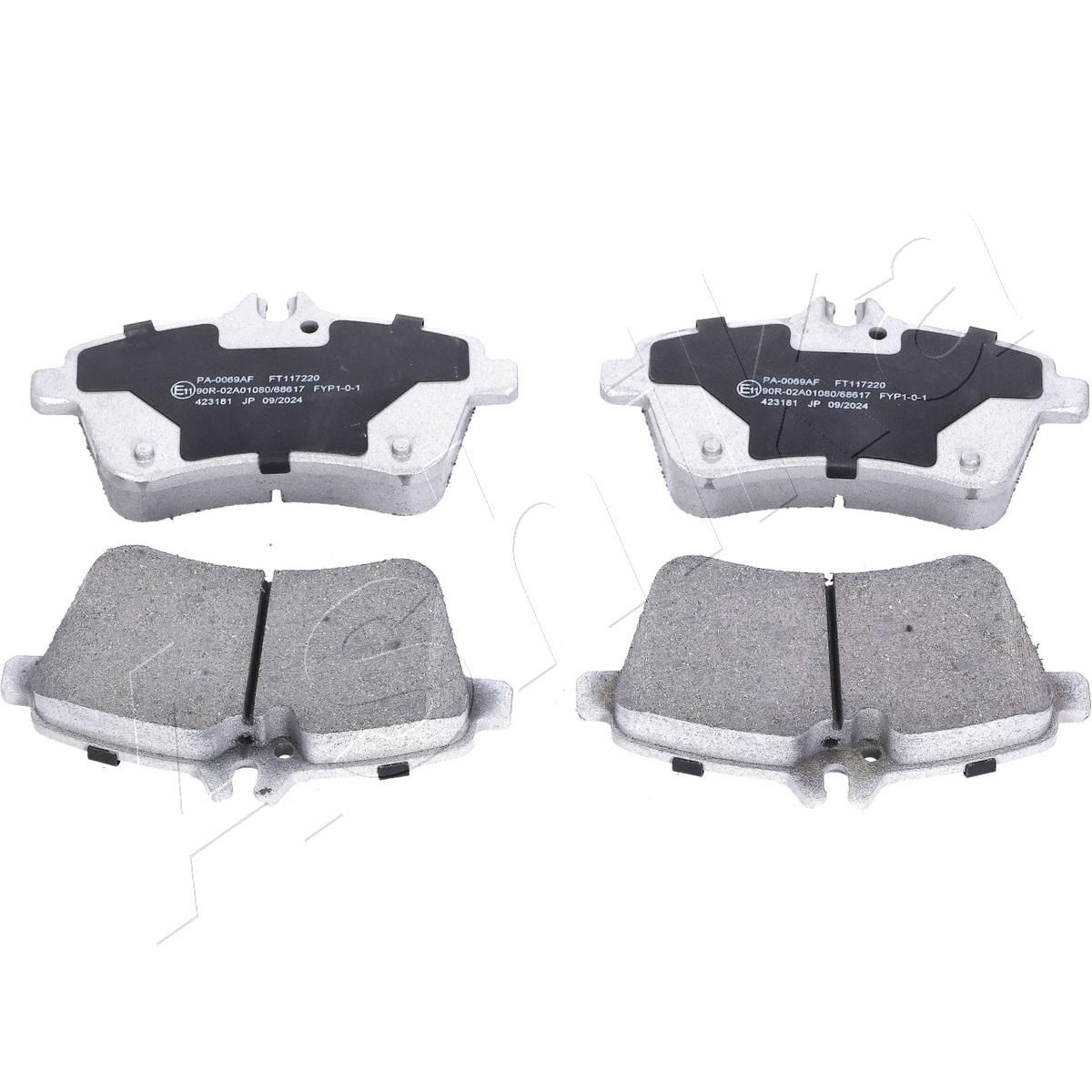 Комплект тормозных колодок, дисковый тормоз