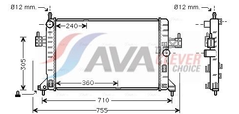 Radiateur, refroidissement du moteur