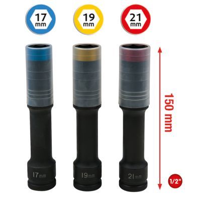 Set capete chei tubulare impact KS TOOLS 515.0622