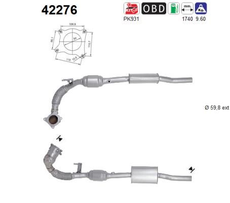 Katalizator AS 1K0254513X