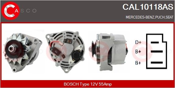 generátor CASCO CAL10118AS