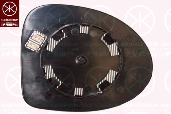 Szkło lusterka, lusterko zewnętrzne KLOKKERHOLM 60061063