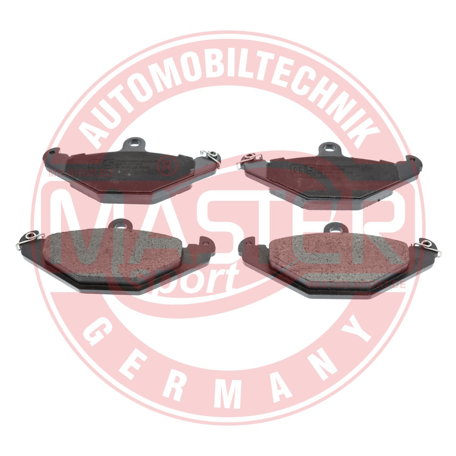 Zestaw klocków hamulcowych, hamulce tarczowe MASTER-SPORT GERMANY 13046049572N-SET-MS